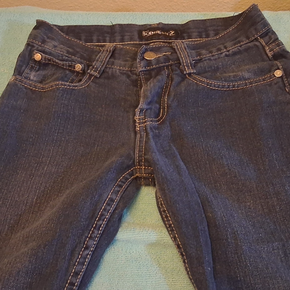 Kensie Girls Size 10 Denim Jeans Nike New One Belt Loop Needs Reattached 0230